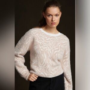 Anthropologie Pilcro Animal Eyelash Sweater Size XS
